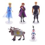 BEDAW Frozen Cake Topper 6pcs - PVC Figures for Kids Birthday Decor - Vivid and Realistic - Suitable for Various Occasions Perfect Cake Decoration