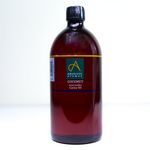 Absolute Aromas Fractionated Coconut Oil 1L - 100% Pure, Unscented and Natural Carrier Oil - for Massage, Aromatherapy and Blending Essentials Oils - Use on Hair and Skin