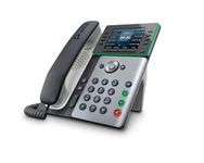 Poly Edge E300 IP Desk Phone (Plantronics + Polycom) – Designed for hot-desking or Your Home Office – 8-line Keys Supporting up to 32 Lines – Text-to-Speech and New Accessibility Options