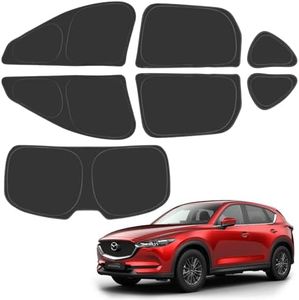 Proadsy Window Sun Shade for Mazda CX-5 2023 2022 2021 2020 2019 2018 2017 Side Window for Baby/Camping UV Rays and Privacy Protect Upgrade Accessories Set of 7