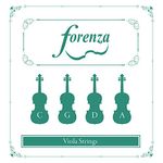 Forenza FA14VAA Viola String Set - Full Size, blue,silver,black