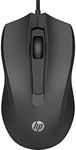 HP 100 Black Wired USB Mouse. Compatible with Windows PC, Notebook, Laptop, Mac [Amazon Exclusive]