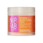 Nip + Fab Vitamin C Fix Brightening Pads for Face, Facial Pad with Anti-Aging Pomegranate and Coffee Seed Extract to Brighten Even Tone Skin, 60 Pads, 80 ml