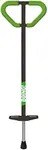 Geospace Jumparoo Boing! 'PRO' Medium Pogo Stick for Kids - Supports 60-100lbs –Outdoor Toy for Boys and Girls– Active Play for Balance, Coordination, Exercise & Fitness (Black with Green wrap)