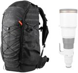 PGYTECH OnePro Super Telephoto Lens Backpack for DSLR and Sony, Nikon, 600/800mm Lens, Professional Photography ST Backpack Canon DSLR with up to 1200 mm, Camera Bag Travel Camera Carrying Case
