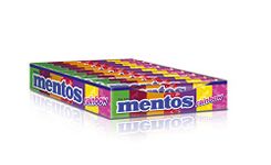 Mentos Chewy Rainbow Mix Rolls - Pack of 20 - 37g