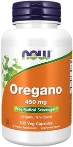 NOW Oregano 450mg,100 Veg Capsules