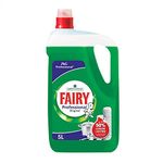 5 Litre - PBS Medicare Best Price Fairy Washing Up Liquid. New Fairy Professional Original gives you up to 50% longer lasting suds for trusted cleaning until the end of the wash. Its concentrated formula contains grease cutting ingredients that guarantee powerful cleaning throughout the entire wash. Now with easy pour and non drip lid.