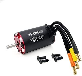 Surpass RC Brushless Motor V2 3660 3200KV 4 Pole Supersonic Motor Built in Temperature Sensor Port for 1/10 RC Car Truck