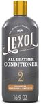 Lexol Leather Conditioner, Use on Car Leather, Furniture, Shoes, Bags, and Accessories, Trusted Leather Care Since 1933, 16.9 oz Bottle