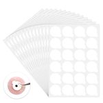 600Pcs Self-Adhesive Eyelash Extension Glue Sticker Pads, Disposable Grafting Eyelash Sticker Eyelash Glue Holder, Waterproof Eyelash Glue Holder Pallet for Makeup Tool Supply (20 Sheets)