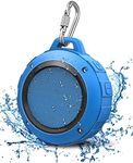 Kunodi Outdoor Waterproof Bluetooth Speaker, Wireless Portable Mini Shower Travel Speaker with Subwoofer, Enhanced Bass, Built in Mic for Sports, Pool, Beach, Hiking, Camping