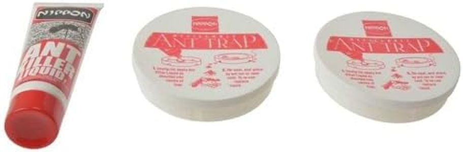 Nippon Ant Killer System – 2 Traps & 25g Liquid, Indoor/Outdoor, Refillable