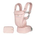 Ergobaby Omni Dream All Carry Positions Softtouch Cotton Newborn Baby Carrier with Enhanced Lumbar Support, Pink Quartz, 3-20 Kgs-Newborns