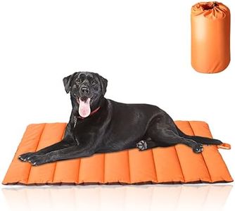 Cheerhunting Outdoor Dog Bed Portable Travel Dog Bed Extra Large Dog Mat Cat Mat Orange Oversize Waterproof Dog Mat Pet Mat