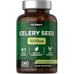 Celery Seed Extract Capsules | 1000mg | 240 Count | No Artificial Preservatives | by Horbaach