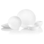 Corelle 18 Piece Dinnerware Sets for 6 | Dinner Plate, Appetizer Plate, and Soup or Cereal Bowl Set | Triple Layer Plates and Bowls are Highly Chip and Crack Resistant | Dishwasher & Microwave Safe