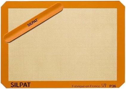 Silpat The Original Silicone Baking Mat with Storage Band, Half Sheet Size, 11-5/8" x 16-1/2" (AE420295-40)