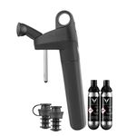 Coravin Pivot + Wine Preservation System | Keeps Wine Fresh for Up to 4 Weeks | Includes 2 Pivot Stoppers, 2 Pure Capsules and 1 Pivot Aerator, Black