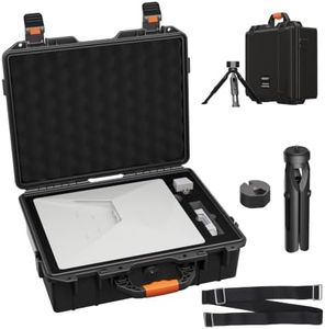 Starlink Mini Case Travel Black IP67 Waterproof Hard Case for Starlink Mini Portable Shockproof Star Link Accessories Storage Box for Outdoor Camping Hiking