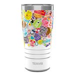 Tervis Traveler Disney 100 Anniversary Happy Faces Triple Walled Insulated Tumbler Travel Cup Keeps Drinks Cold & Hot, 20oz, Stainless Steel