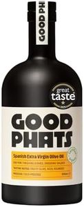 GOOD PHATS Organic Spanish Extra Virgin Olive Oil - Indulgent Cold-Pressed Olive Oil from Andalucia - Medium Smoke Point for Drizzilng, Dipping & Gentle Cooking - Rich, Peppery, Smooth Flavour (500ml)