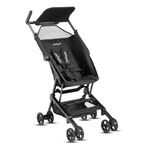 Bumtum Ultra Compact Baby Stroller/Pram for 6 to 36 Months, Adjustable Backrest, 360?Swivel Wheel, Storage Basket, Fixed in A Bag| Travel Friendly for Toddler & Kids(Black)