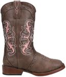 Roper Little Kids Lexi Boot, Brown, 1