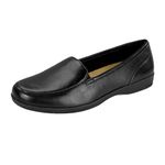 Easy Spirit Women's Devitt Oxford Flat, Black 001, 12 Wide