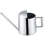 Stainless Steel Watering Can Resistant Scratches Metal Watering Pot Plant Watering Can for Outdoor and Indoor House Plants(300ml)