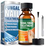 Toenail Fungus Treatment Extra Strength, Antifungal Nail Treatment with Tea Tree Oil, Menthol, Vitamin E & Pro-Vitamin B5, Gentle Nail Repair Solution to Restore Damaged, Discolored, and Brittle Nails, 1 fl oz