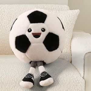 Soccer Ball Pillow,Football Pillows,Cute Sports Pillows,Soft Soccer Gifts,Soft Football Room Decor Pillow