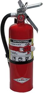 Amerex B402T, 5lb ABC Dry Chemical Class A B C Fire Extinguisher, with Vehicle Bracket