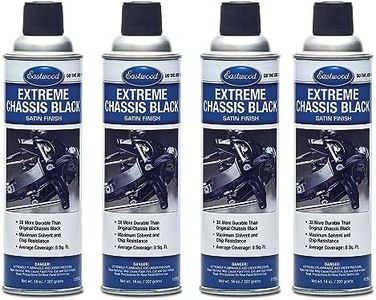 Eastwood Extreme Chassis Black Satin Aerosol Spray Paint | Car and Truck Chassis Frame Paint | Black 14oz Aerosol | 4 Pack
