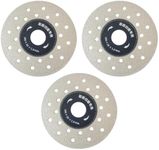 3 Packs Porous Widened Cutting for Stone Ceramic,4IN Diamond Saw Blades,Diamond Tile Cutting Grinding Wheel Disc for Angle Grinder,Thin Tile Diamond Cutting Wheel