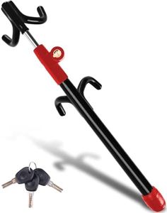 Tevlaphee Car Steering Wheel Lock Great Deterrent Adjustable Car Lock Steering Wheel Anti Theft Car Device for Vehicles,Trucks,Vans,SUVs (Black)