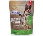 Nutri Bites Beef Liver Dog Cat Treats Freeze Dried High Protein Premium Quality Single Ingredients 17.6 Oz