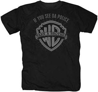Warn a Brother Route 66 Chopper Bobber Motorcycle Biker Freebiker T-Shirt Polo, Black, S