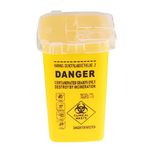 Sharps Container Small Disposal Needle Plastic Medical Waste Bins Tattoo Accessories Yellow