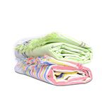 1 year Guarantee Hyderabadi handloom 100% pure cotton Towles XXXL 36inches/72inches(3 feet/6feet)90cms/180cms (Pack:2) Multi purpose Hand made Khadi (Blue color,Yellow color soft)