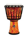 Latin Percussion Djembe, Orange Marble, 7-inch (LP1607OM)