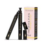 The Quick Flick Vegan Eyeliner Stamp | Waterproof, Smudge Proof, Long Lasting Liquid Eyeliner Pen, Winged Eyeliner Stamp, Intense Black (Modest 10mm)