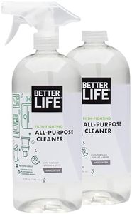 Better Life All Purpose Cleaner - Multipurpose Home and Kitchen Cleaning Spray for Glass, Countertops, Appliances, Upholstery & More - Multi-surface Spray Cleaner - 32oz (Pack of 2) Unscented