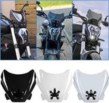 Lorababer Motorcycle Touring Windshield Windscreen Wind Deflector Screen Shield Visor Viser Protector Compatible with B-enelli 502C 502 C 2019-2022 2020 2021 Air Flow Fairing Protector (Smoke)