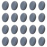 20 Pcs Furniture Sliders for Carpet, Sofa, Chair, Hard Surfaces, 0.78in/20mm Reusable Furniture Movers, Carpet Protectors for Furniture Legs, Furniture Sliders for Heavy Items, Rubber Feet