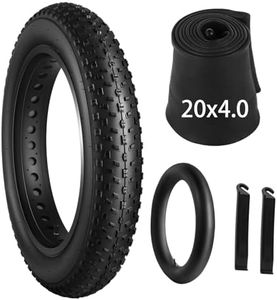 Bxinbxin 20x4.0 Fat Tire for 20 Inch Fat Bike & Ebike, with Tube & 2 Levers