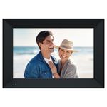 Anna Bella Digital Photo Frame,10.1 Inch Wifi Digital Picture Frame,1280x800 IPS HD Touch Screen,Auto-Rotate,Easy to Share Photos or Videos remotely via AiMOR,Gift for Mother's Day & Friends