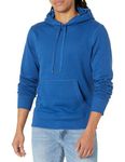 Amazon Essentials Men's Hooded Fleece Sweatshirt (Available in Big & Tall), Cobalt Blue, M