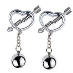 Metal Nipple Clamps Adjustable Nipple Clamp Nipple Clips for Women Non Piercing Nipple Rings Nipple Toy