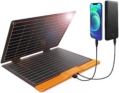 20W Petit USB Panneau Solaire Chargeur 15W USB-A PD2.0 USB-C Pliable Portable Léger ETFE Power Emergency Panel IP67 Étanche Randonnée Camping Randonnée pour Téléphones Batteries Tablettes Power Bank